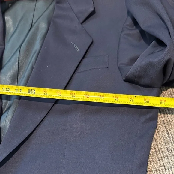 Oscar de la Renta Midnight Blue Blazer - Picture 10 of 11